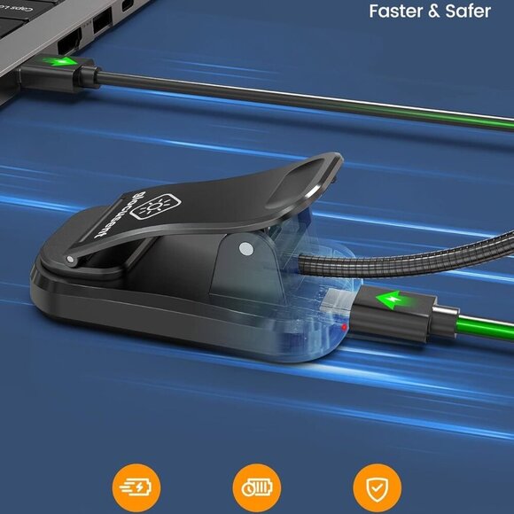 Willow Book Light for Reading in Bed, 10LED Bright Reading Light, 3 Colors & 3 B - Picture 4 of 6